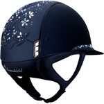 Samshield Miss Shield 2.0 Custom Flower Swarovski Jewelry ratsastuskypärä Navy