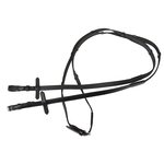 Horse Comfort Anti-slip ratsastusohjat Musta