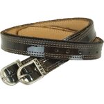 DeNiro Wrat Calfskin kannusremmit Ruskea lakeri