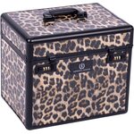 Imperial Riding Grooming box shiny hoitolaatikko Leopard