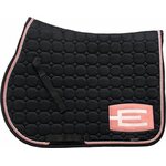 Equiline Octagon E-logo Glitter satulahuopa 2-nyörillä Musta/Old Rose
