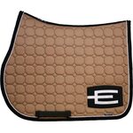 Equiline Octagon E-logo Glitter satulahuopa 2-nyörillä Cappucino/Musta