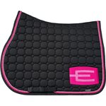 Equiline Octagon E-logo Glitter satulahuopa 2-nyörillä Musta/Pinkki