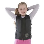 Horse Comfort lasten selkäpanssari Musta