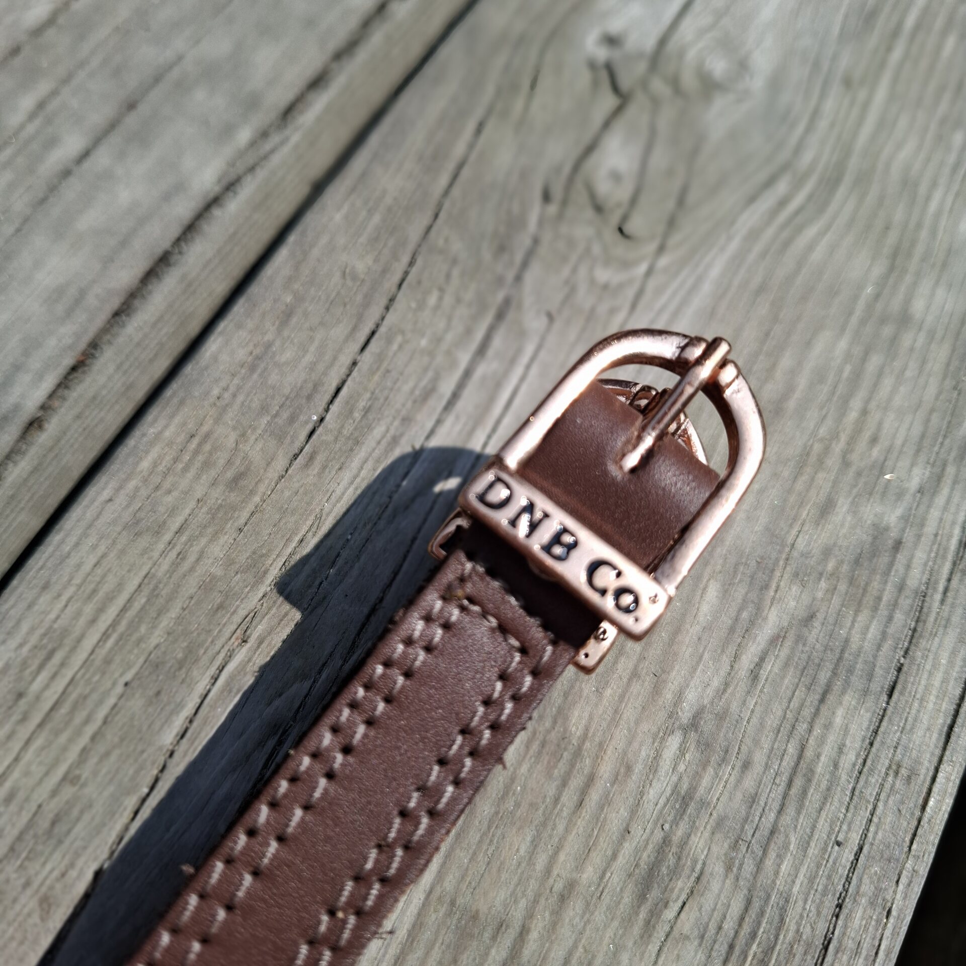 DeNiro Wrat Calfskin kannusremmit Ruskea (Ruusukultaiset helat)