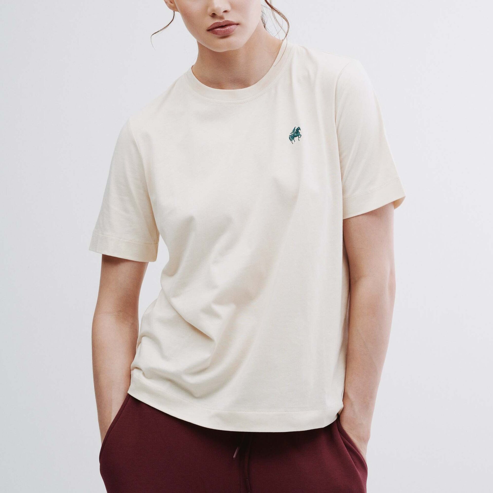 House of Horses Logo Soft Tee Cream