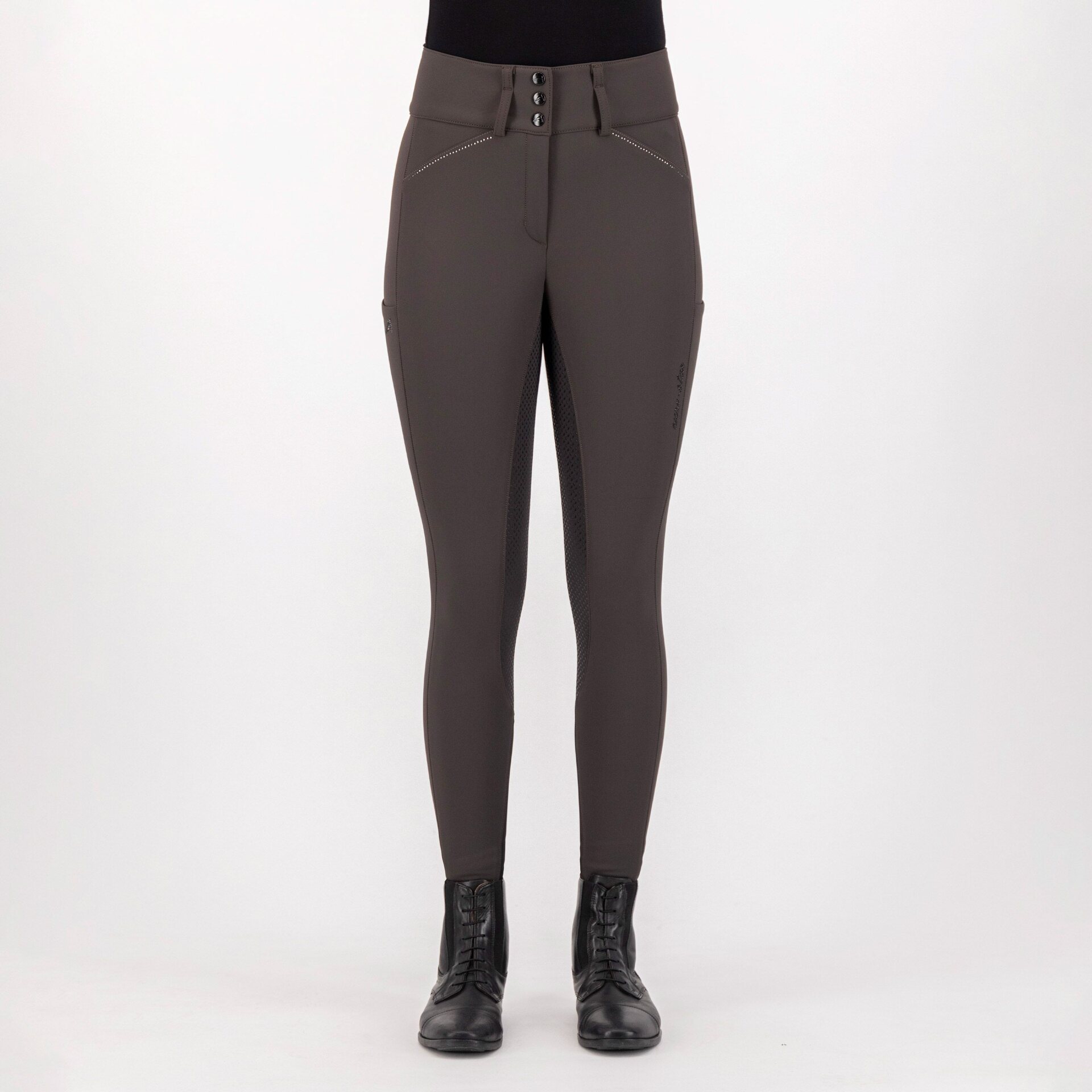 Euro-Star Aurelia Diamond fullgrip talviratsastushousut Mocca