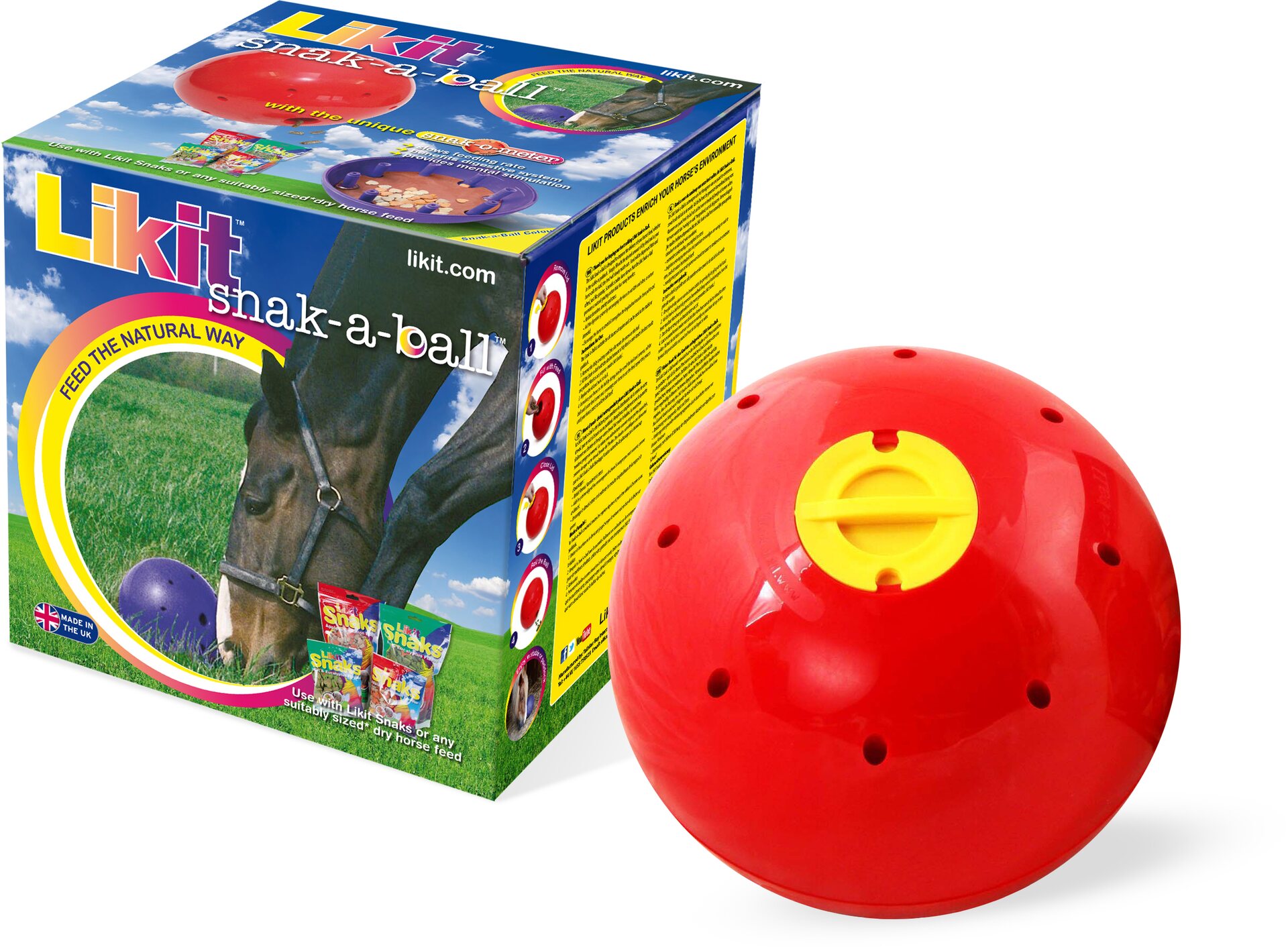 Likit Snak-a-Ball Punainen