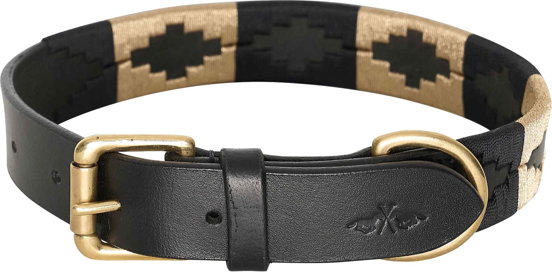 HV Polo Chaya koiran kaulapanta Musta - kulta