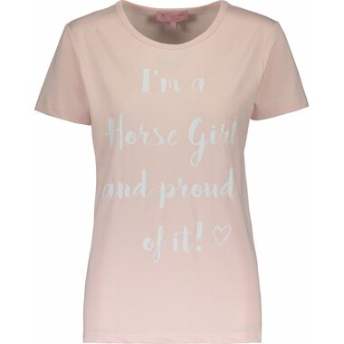 House of Horses Horsegirl T-paita, Vaaleanpunainen, XL