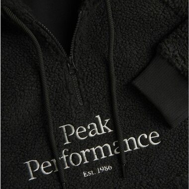 Peak Performance Original Pile Half Zip huppari, Musta, XS