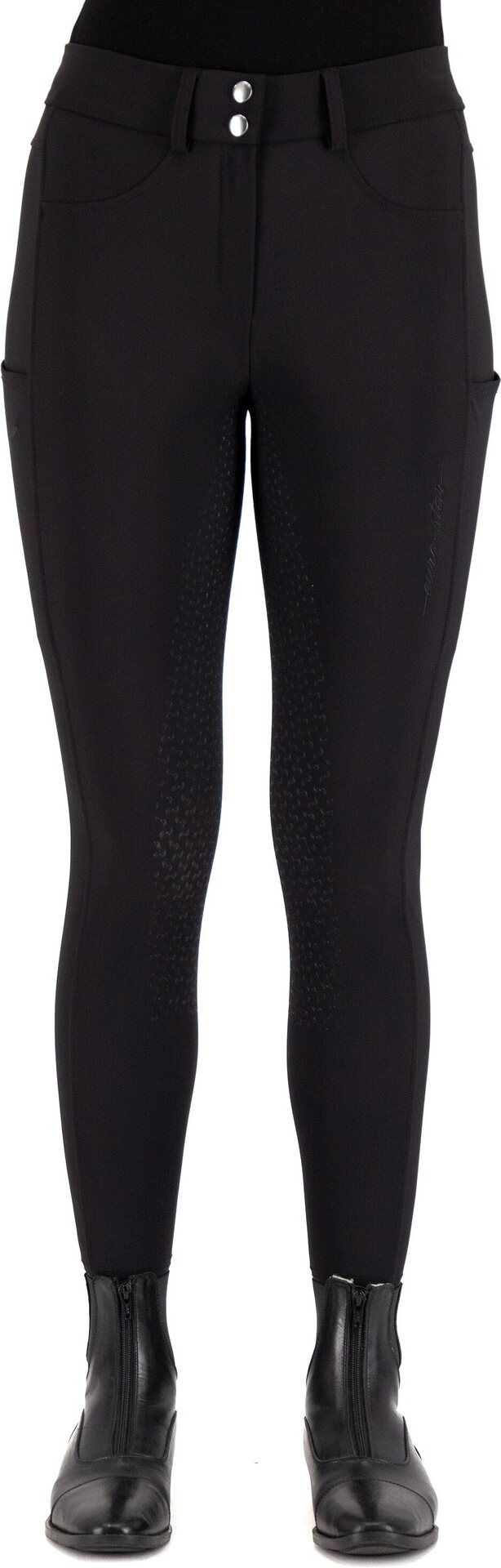 Euro-Star Empressive fullgrip ratsastushousut Musta