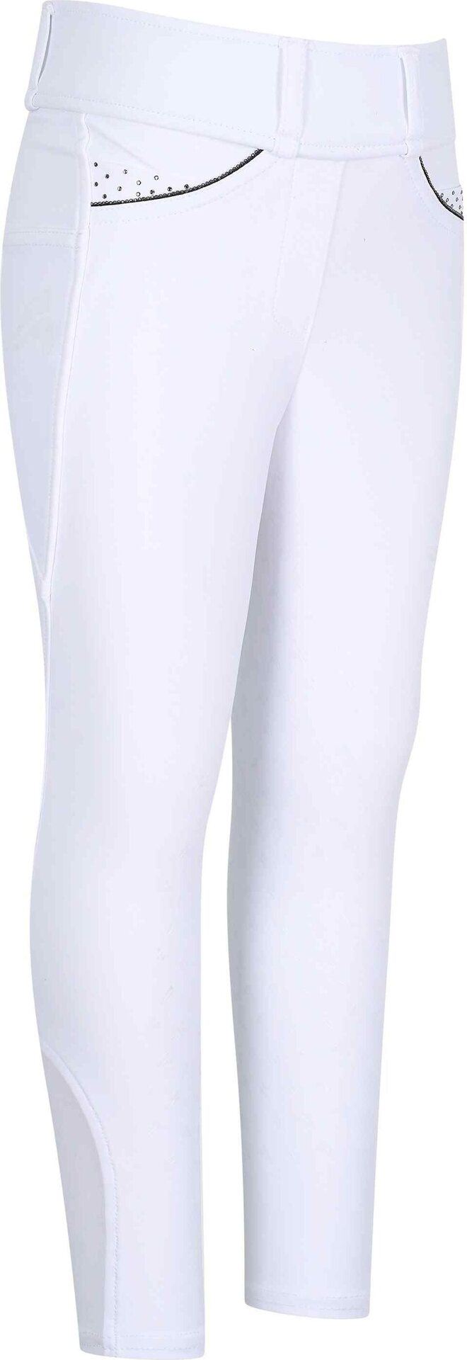 Euro-Star Easy Rider Maxima fullgrip lasten ratsastuslegginsit Valkoinen