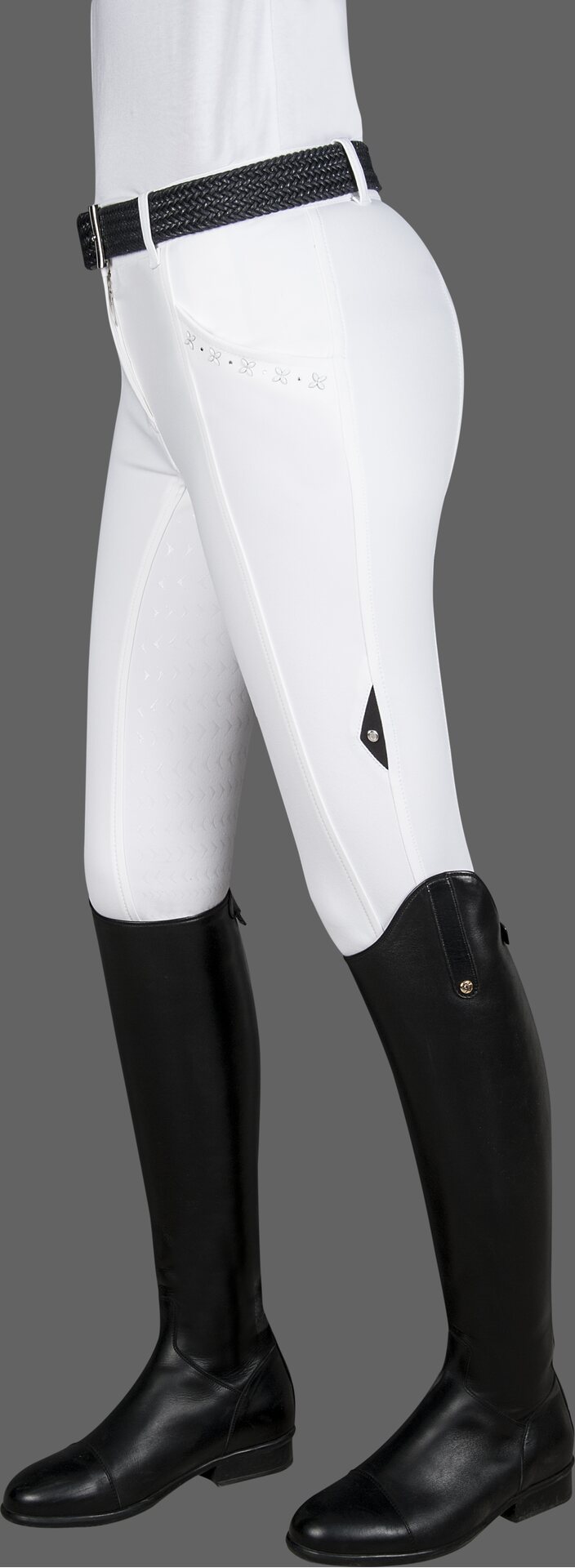 Equiline Laila FullGrip ratsastushousut Valkoinen