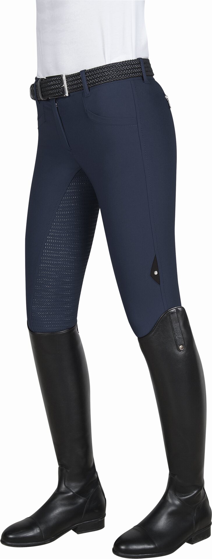 Equiline Cedar Micro + X-FullGrip ratsastushousut Navy