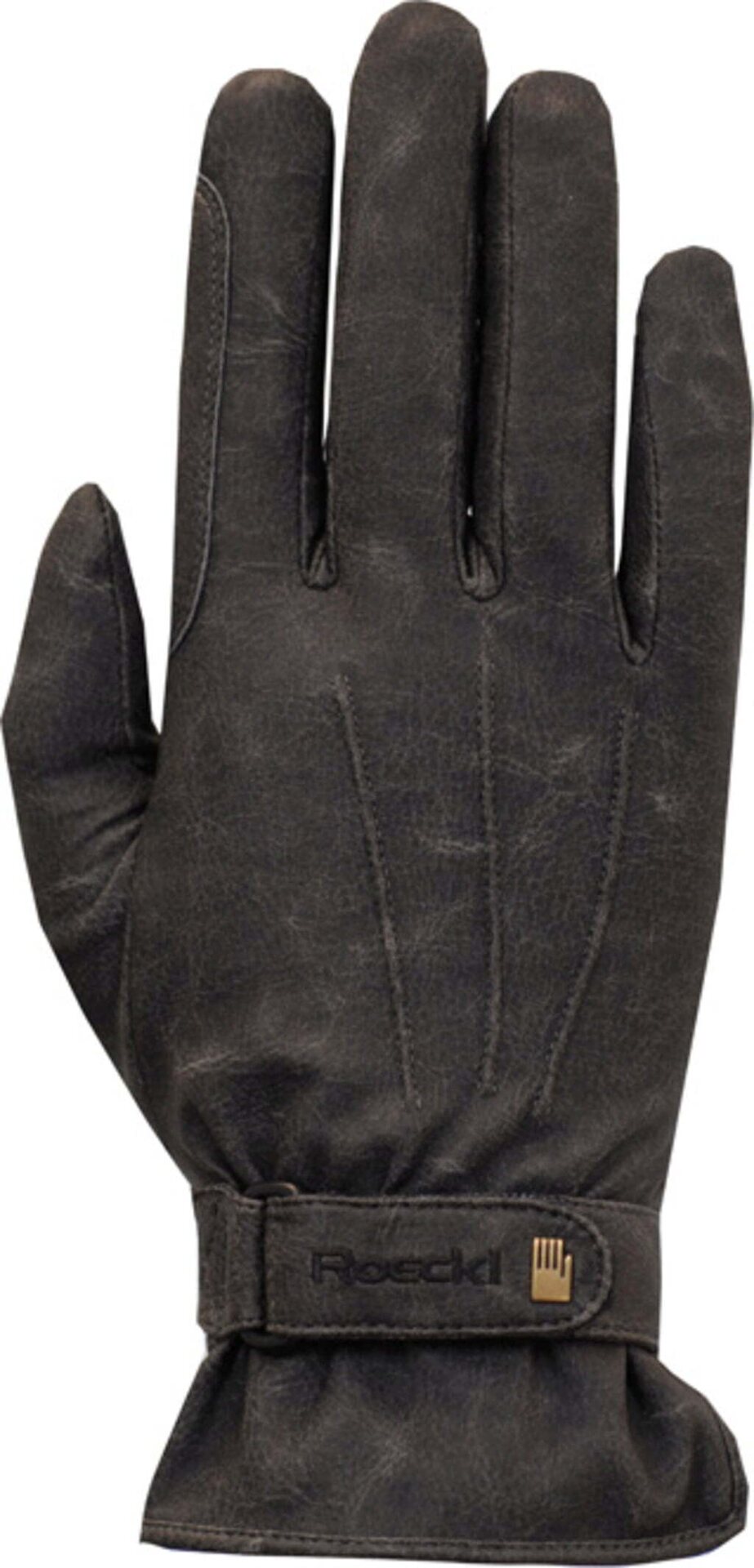 Roeckl Weymouth ratsastushanskat Musta Stone Washed