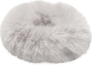 SD Design princess fake fur scrunchie Harmaa