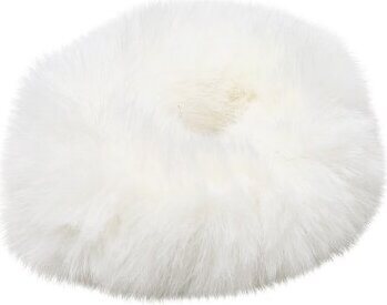 SD Design princess fake fur scrunchie Valkoinen