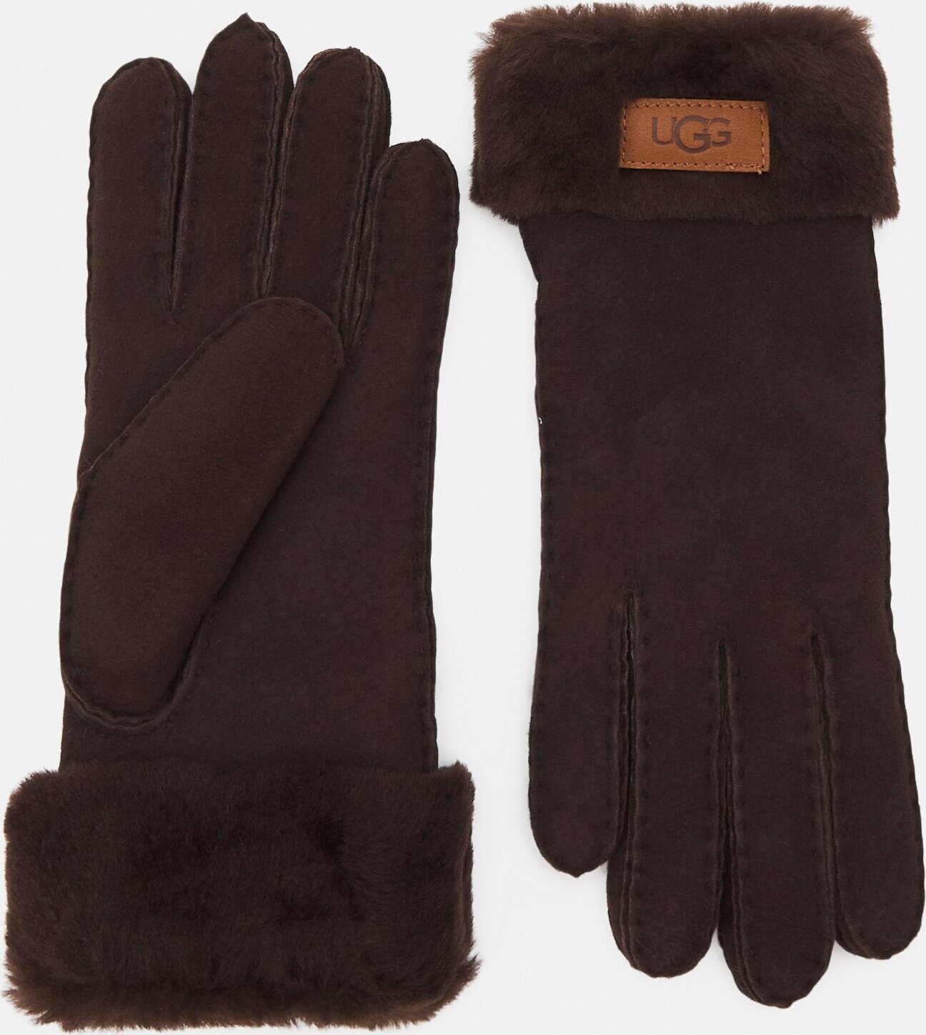 UGG Turn Cuff sormikkaat Burnt Cedar