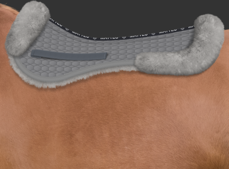 Mattes Correction lampaankarvaromaani Harmaa/harmaa