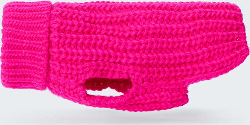 PAIKKA Knit Sweater koirantakki Hot Pink