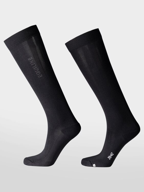 Equiline Gilieg ratsastussukat Musta