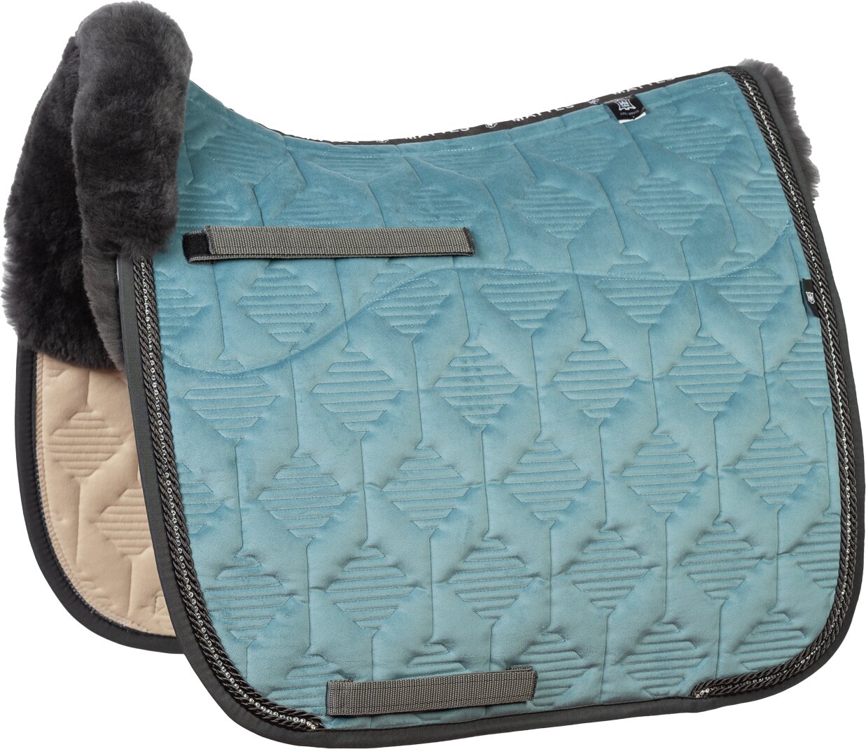 Mattes SS25 Velvet Diamond Satulahuopa lampaankarvalla Ocean