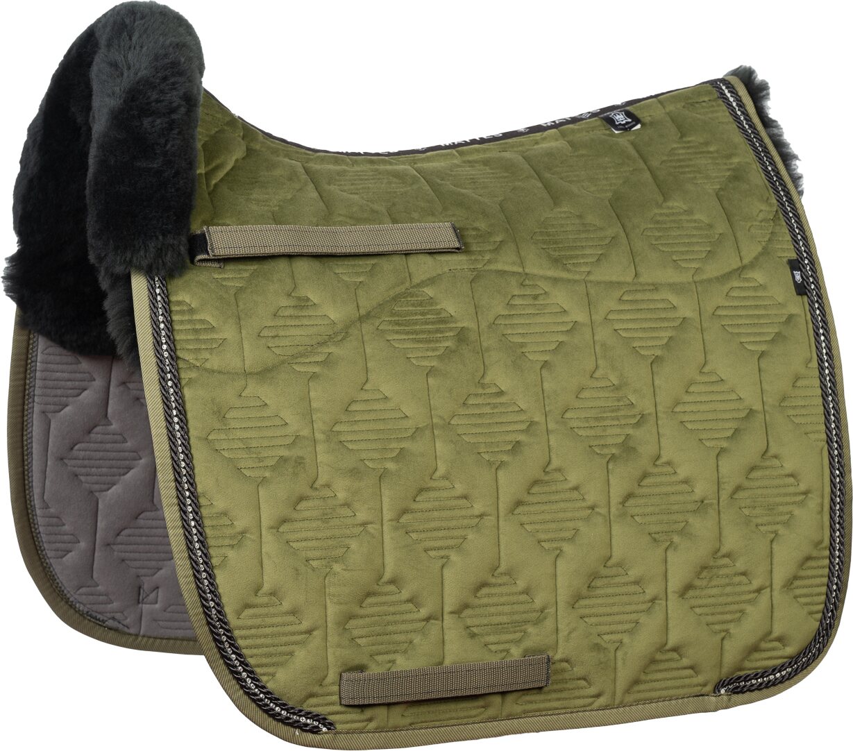 Mattes SS25 Velvet Diamond Satulahuopa lampaankarvalla Olive