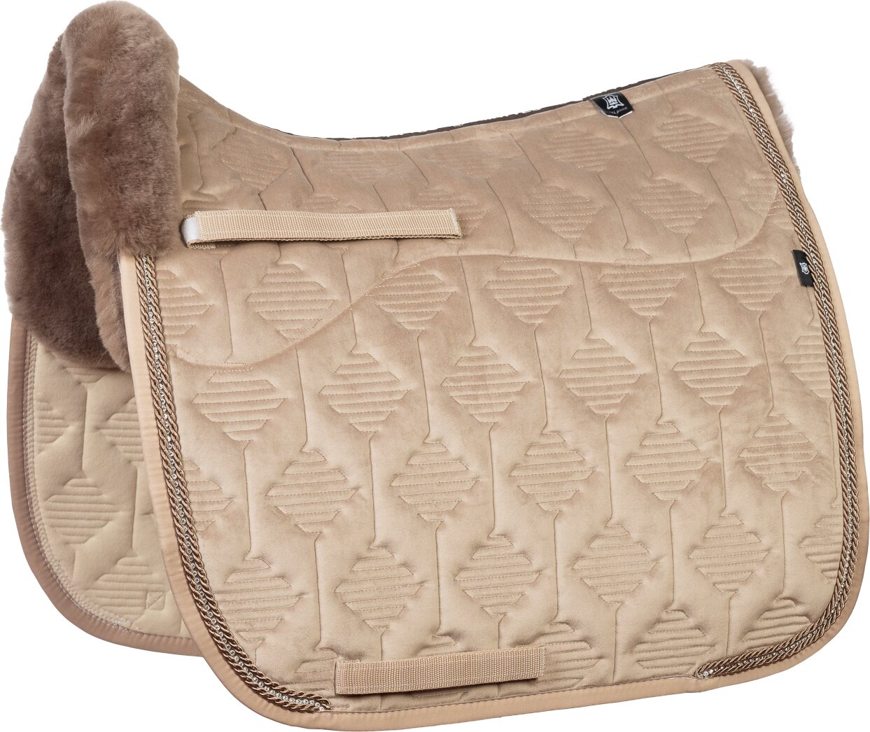 Mattes SS25 Velvet Diamond Satulahuopa lampaankarvalla Walnut