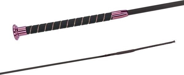 Fleck Silk Touch Crystal Carbon kouluraippa Musta/Vaaleanpunainen