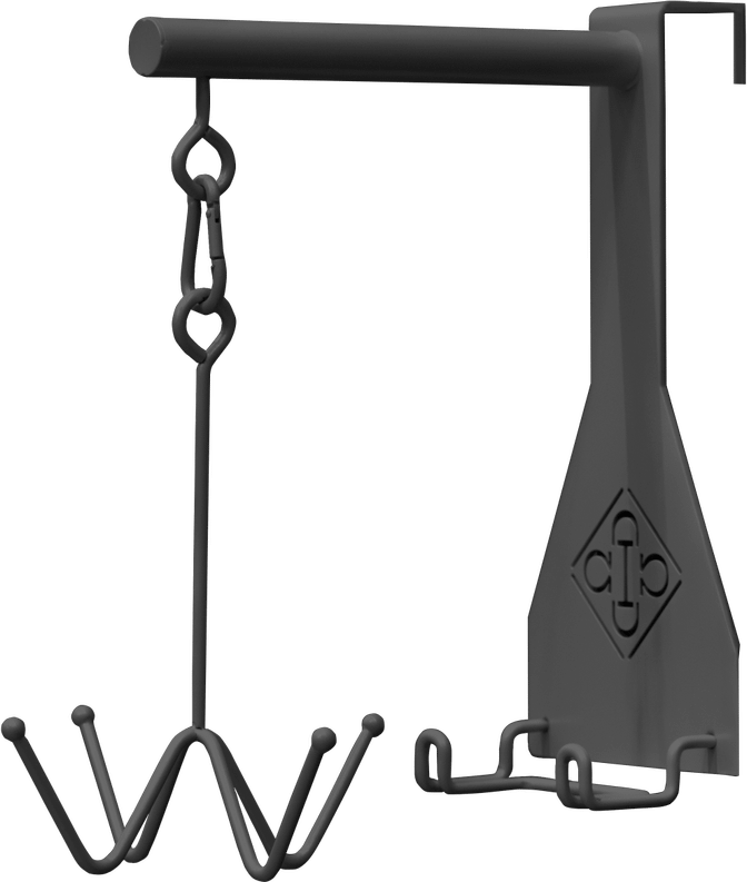 Kentucky Grooming Deluxe varustekoukku Musta