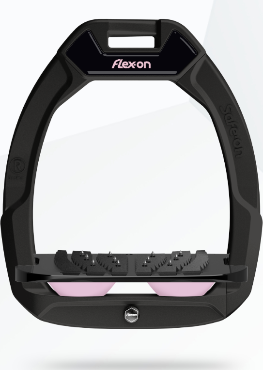 Flex-on Safe On Junior turvajalustimet Musta/Vaaleanpunainen