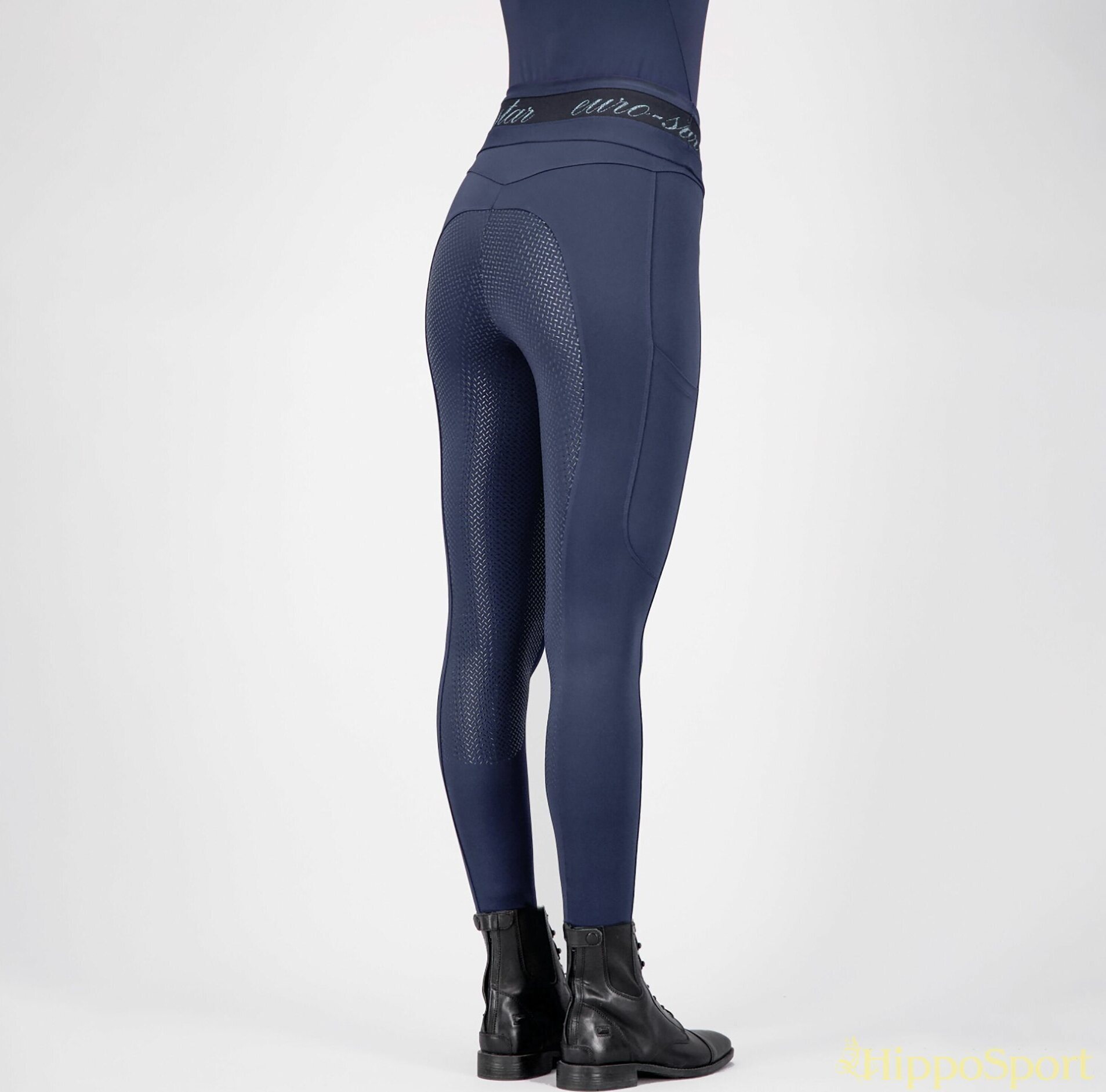 Euro-Star Ares fullgrip ratsastuslegginsit Navy