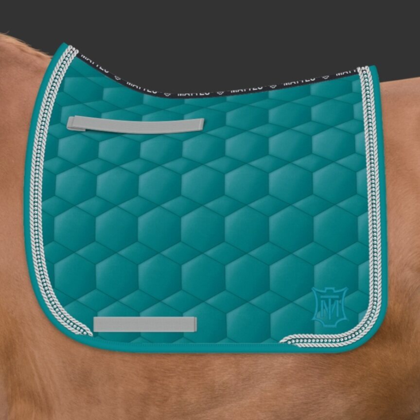 Mattes Sheen Squarepad timanteilla Petrooli