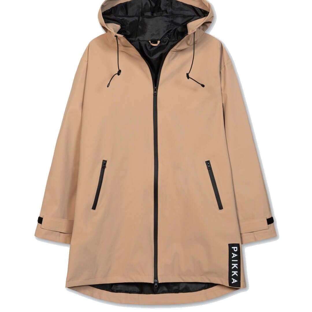 PAIKKA Human Visibility Raincoat Taupe