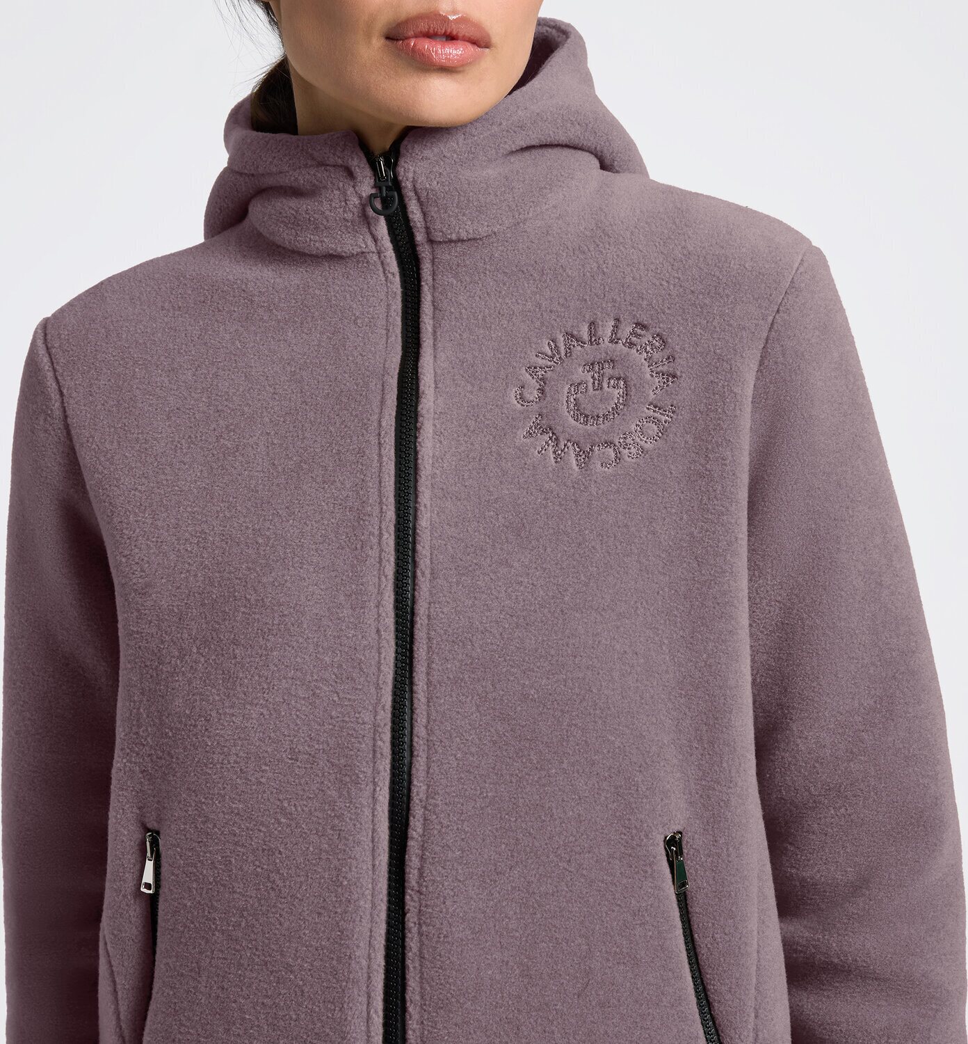 Cavalleria Toscana Zip Fleece huppari Grape Shake