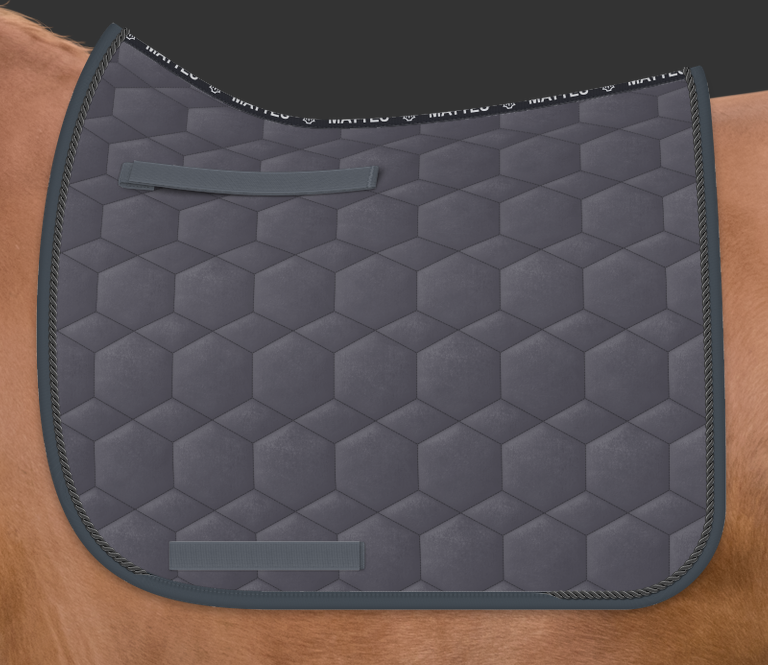 Mattes Velvet Square satulahuopa Graphite