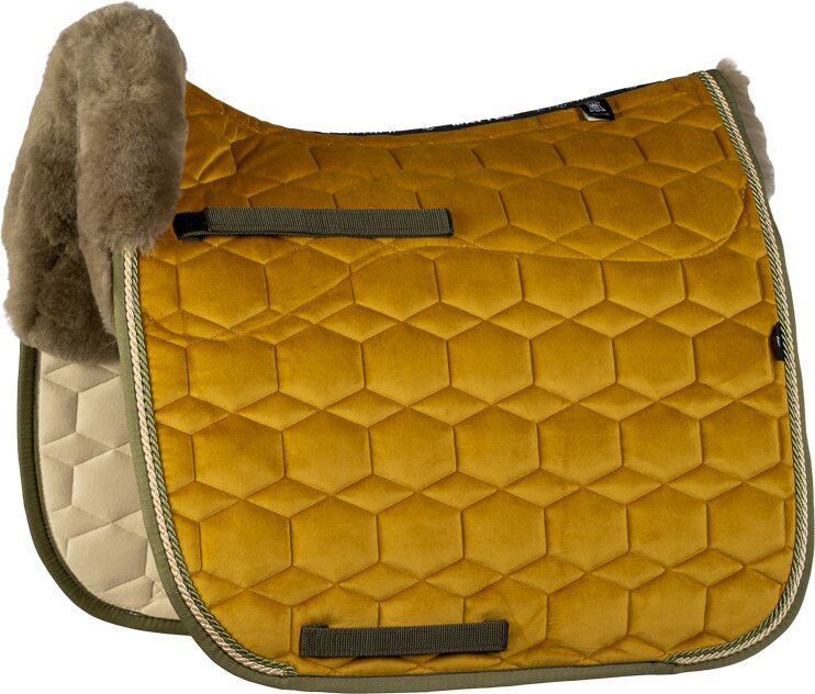 Mattes AW25 Velvet lampaankarvasatulahuopa Curry