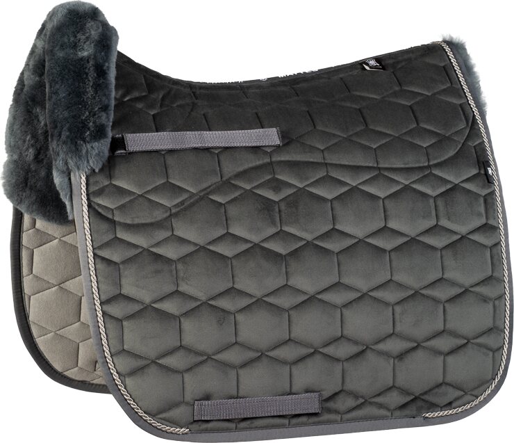 Mattes AW25 Velvet lampaankarvasatulahuopa Graphite