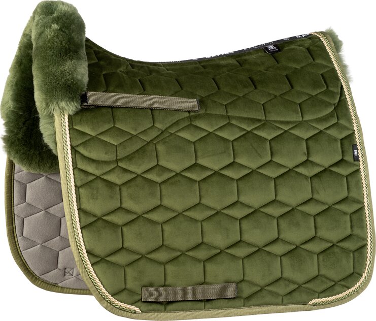 Mattes AW25 Velvet lampaankarvasatulahuopa Olive