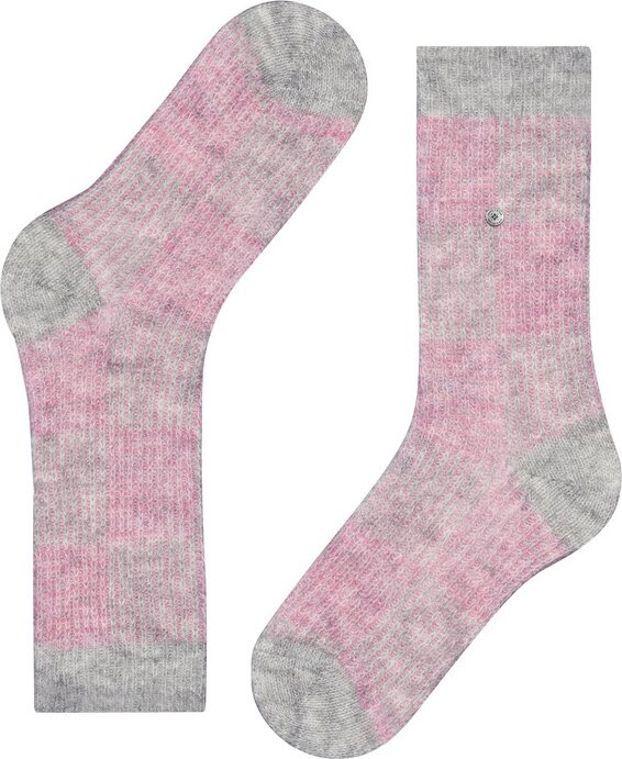 Burlington Fashion naisten pörrösukat Harmaa/Vaaleanpunainen