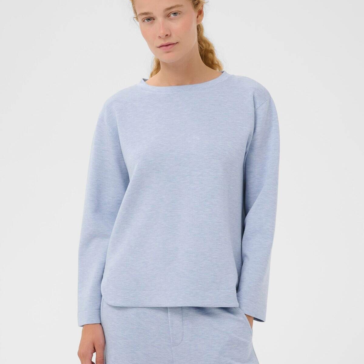 InWear Gincent Melange collegepusero Vaaleansininen