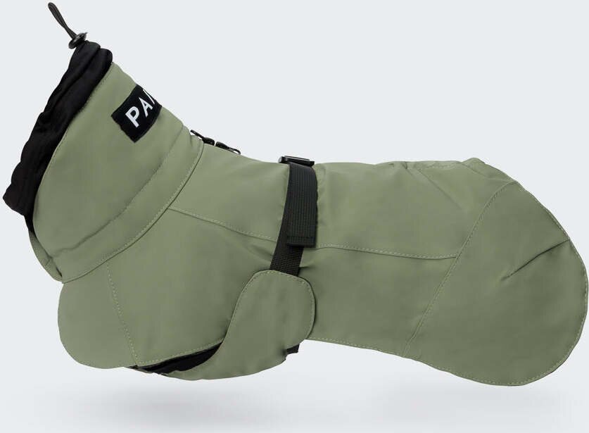 PAIKKA visibility koiran talvitakki villavuorella Vihreä