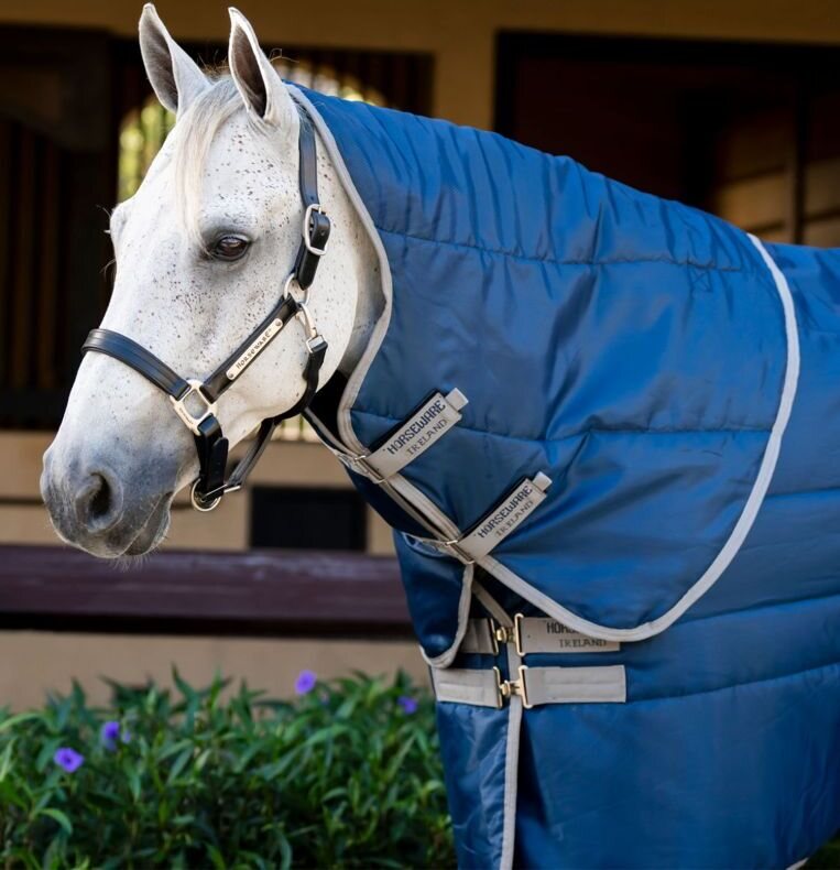 Horseware Amigo Ripstop Insulator Stable hood 100g kaulakappale Navy