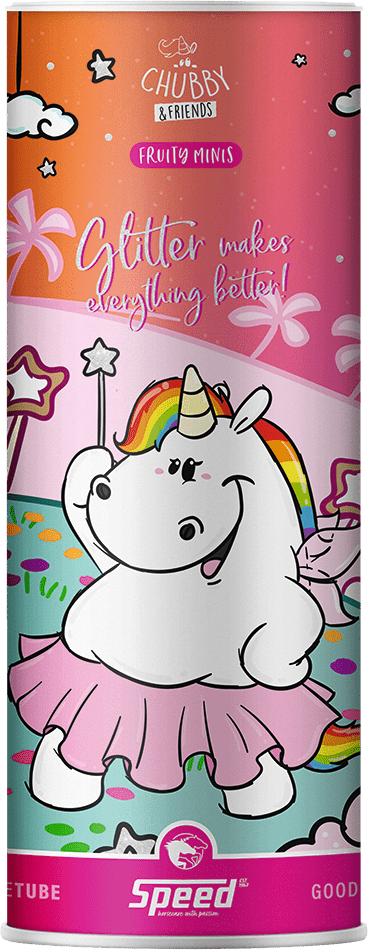 SPEED Pummel&Friends Goodietube hevosnamit 1kg Fruity Minis