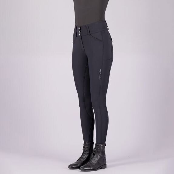 Euro-Star Aurelia fullgrip ratsastushousut Musta