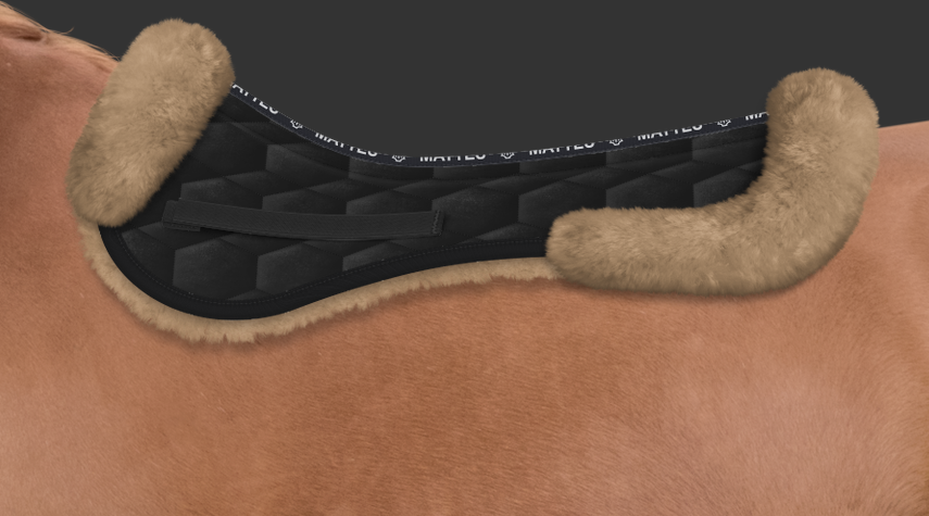 Mattes Ewwa Correction Custom lampaankarvaromaani Ocre/musta velvet