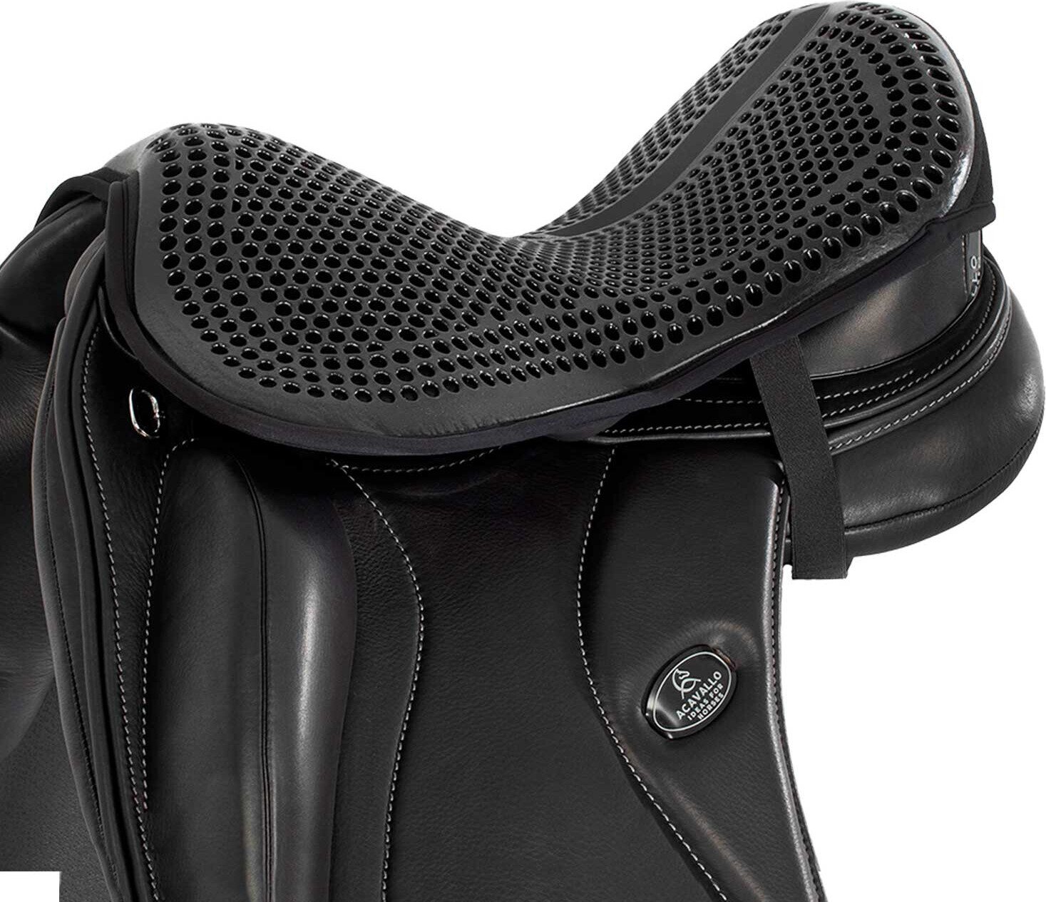 Acavallo Gel Out Seat Saver geelipehmuste 20mm Musta