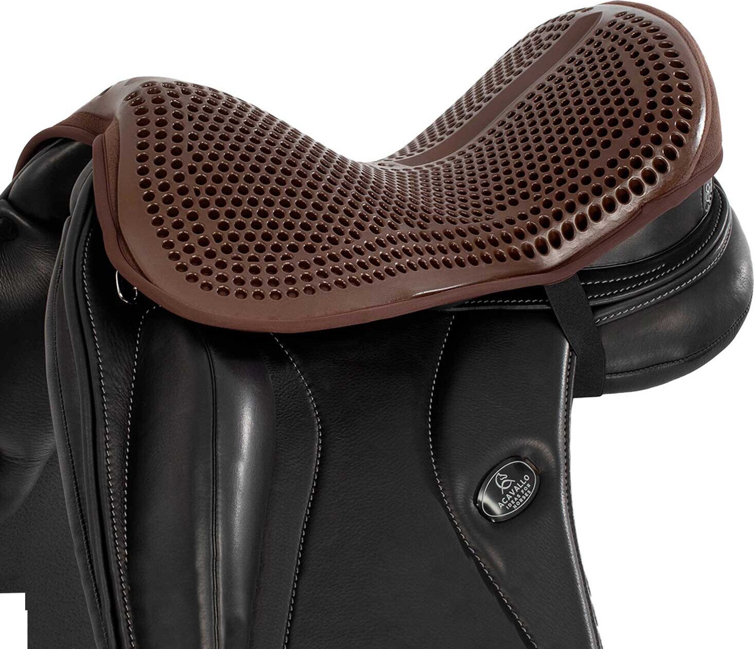 Acavallo Gel Out Seat Saver geelipehmuste 20mm Ruskea