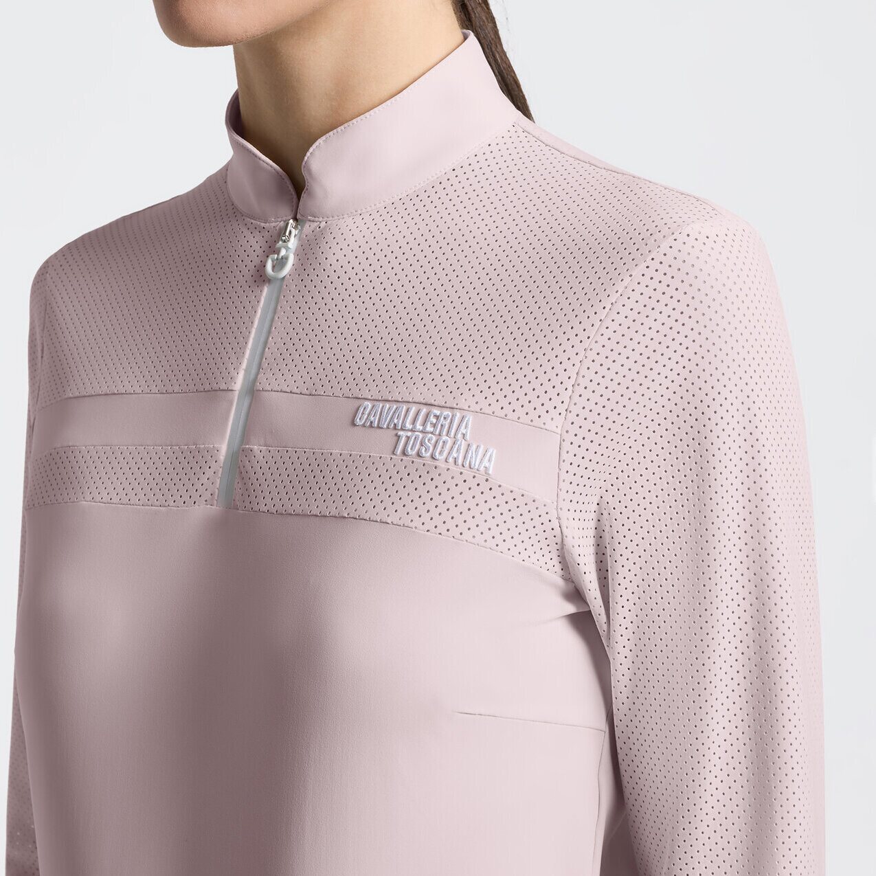 Cavalleria Toscana Pitkähihainen treenipaita Violet Ice